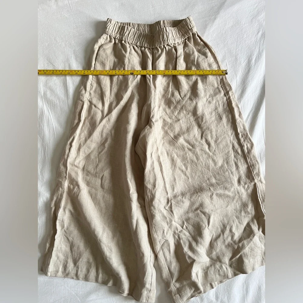 NWOT Elieen Fisher 100% Organic Linen Two Piece, top and pant - Picture 11 of 12